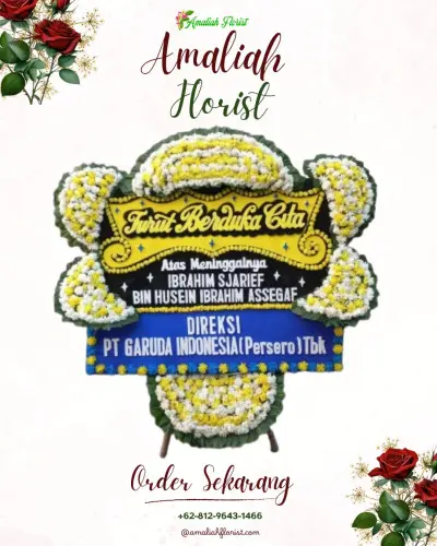Papan Bunga Duka di Kendari Caddi